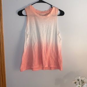 barely worn pink and white ombré tank top!